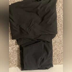 2 Pairs of Women's Classic Black Yoga Pants and Leggings Bundle